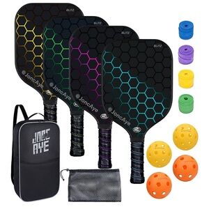 NWOT JoncAye Pickleball-Paddles-Set of 4/USAPA